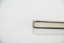 single book on a white background