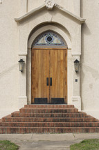 closed church doors 