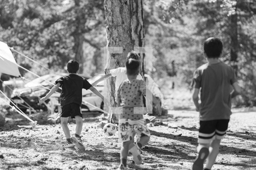 Children enjoying life at a christian camp