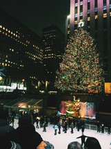 Christmas tree in Rockefeller Center 