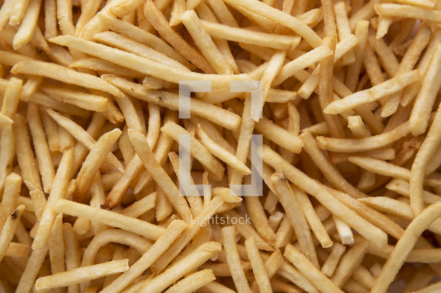 french fry background.