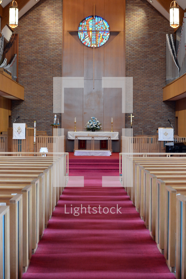 interior of a church 