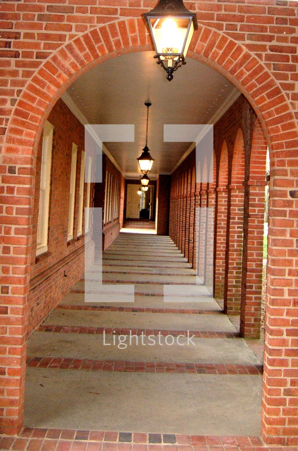 church corridor 