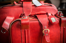 red suitcases 