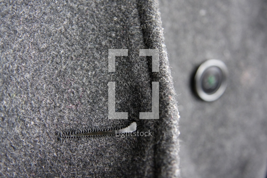 grey wool winter coat