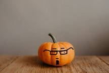 a little hipster pumpkin