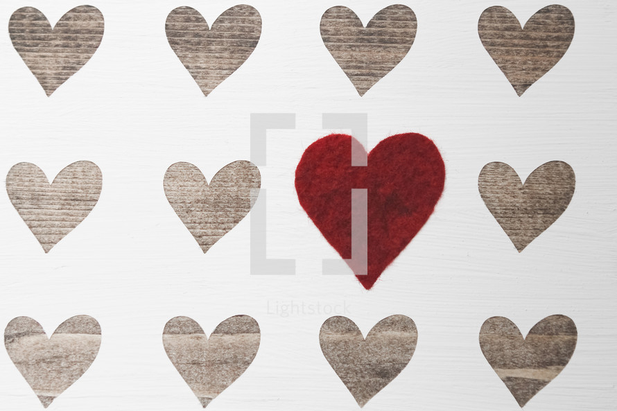 heart pattern background 