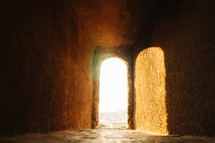 Sunlight through an ancient window 