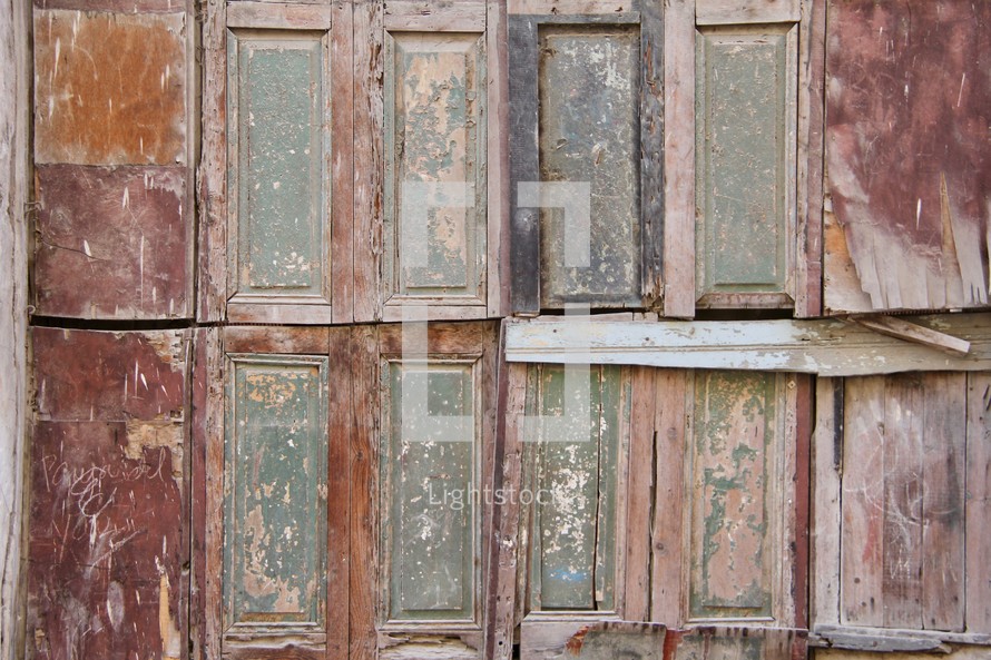 old wood doors 