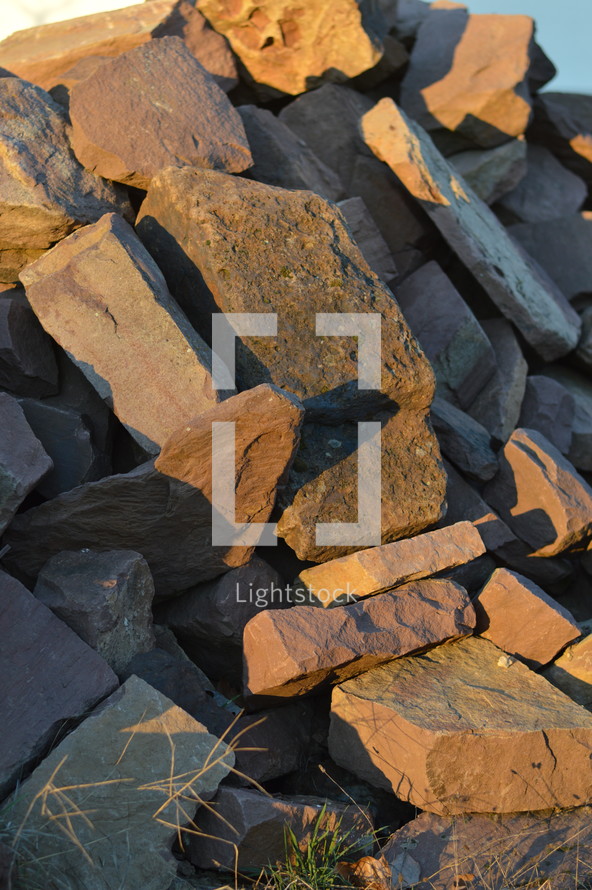 pile of rocks 