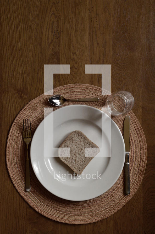 bread and water for fasting 