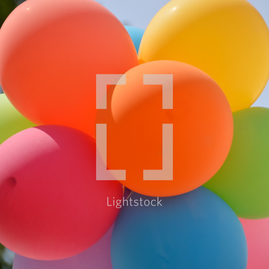 colorful balloons 