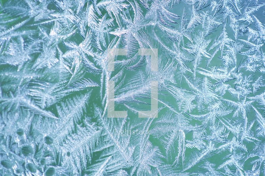 ice crystals background 