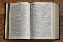 pages of an open Bible -
old german bible open at book of judges chapter 6