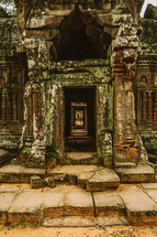 An entrance to a temple in Cambodia. 