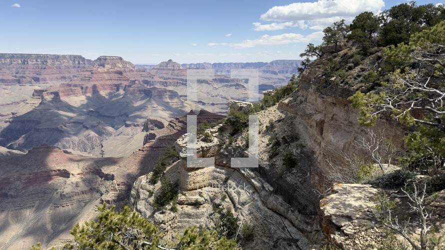 Grand Canyon wide vista.