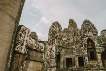 Temple ruins in Cambodia. 