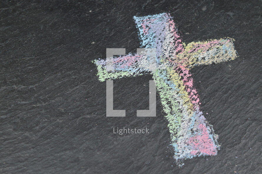 chalk cross 