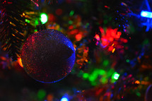 decorated ornaments on a Christmas tree 