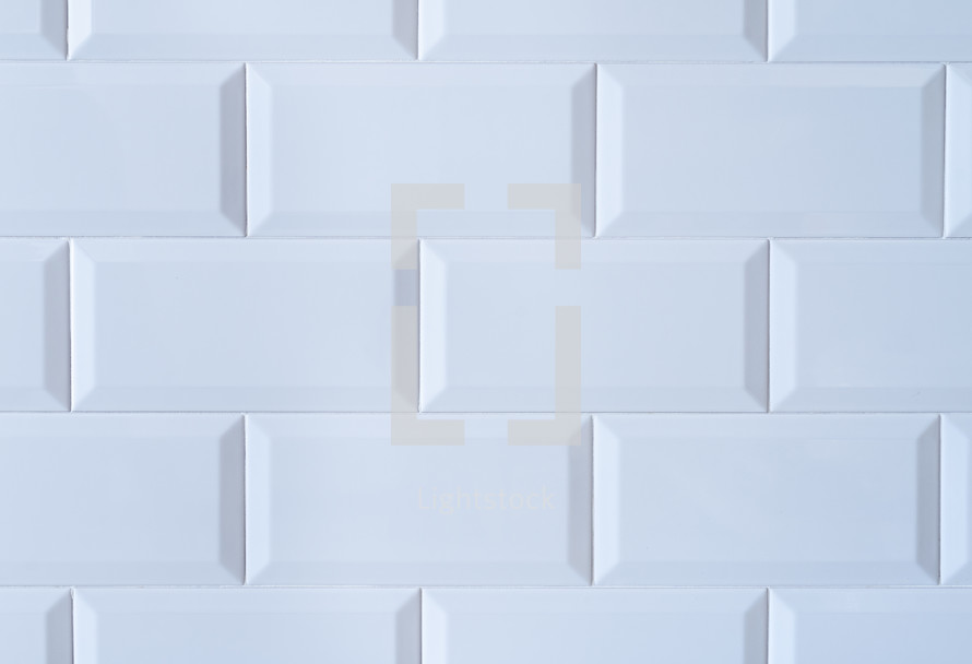 White brick pattern background