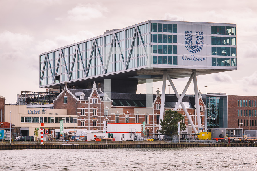 Modern architecture of Rotterdam