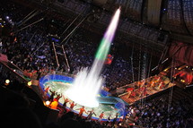 fountain at a performance