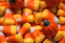 candy corn and candy pumpkins 