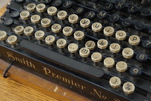 old typewriter keys 