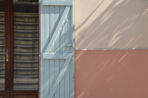 light blue wooden shutters 