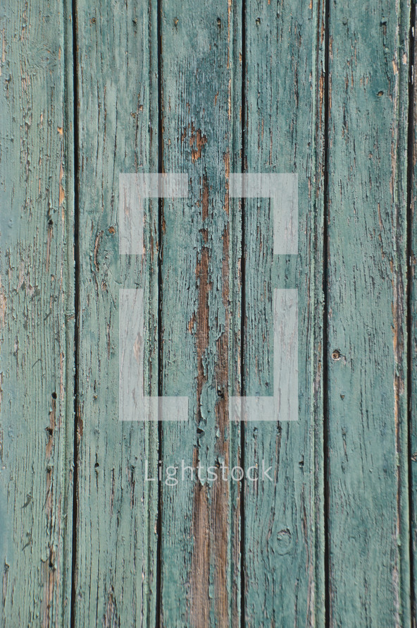 rustic weathered turquoise wood background 