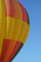  hot air balloon against blue sky 