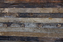 Wooden flooring recovered from an ancient warehouse