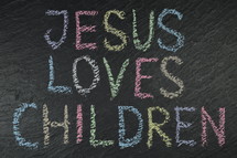 Jesus loves children 