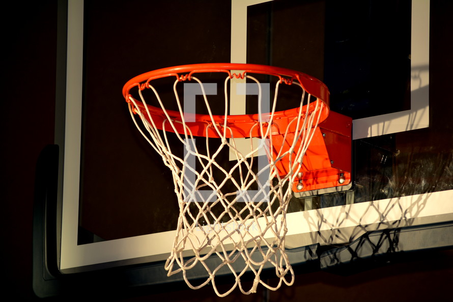 basketball goal and net 