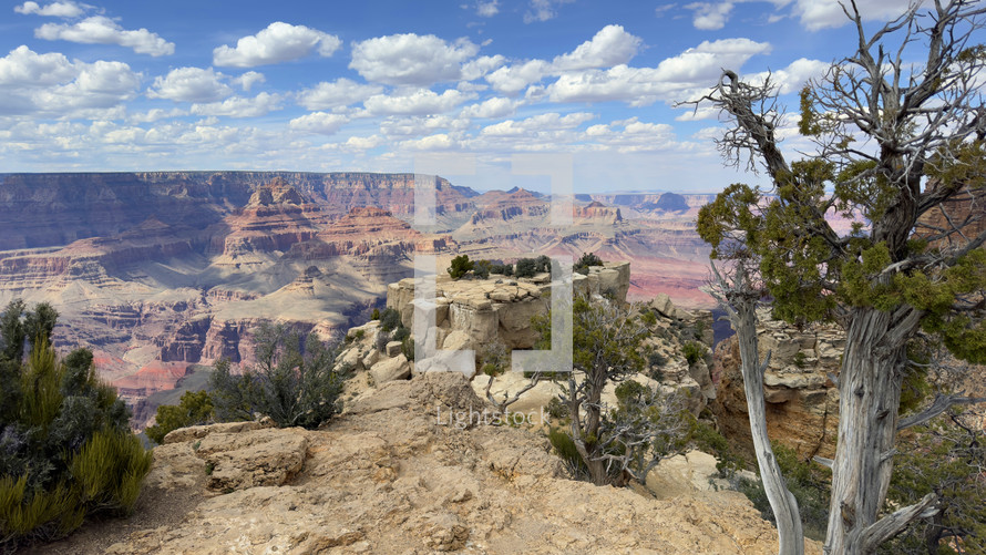 Grand Canyon wide vista.