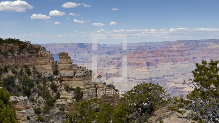 Grand Canyon wide vista.