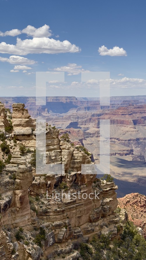 Grand Canyon wide vista.