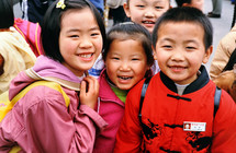 smiling young children 