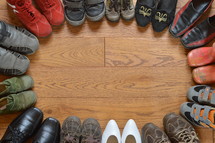 border of shoes 