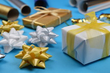 gift wrapped presents 