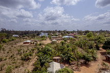 A village in The Ivory Coast of West Africa
