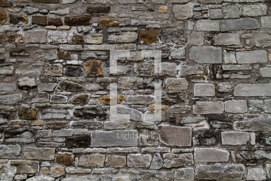 gray stone wall 