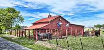 barn on a ranch 