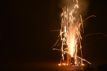 sparking fireworks 