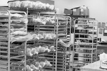 bread loaves in a bakery 