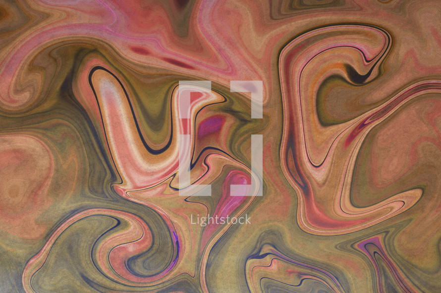 abstract swirled paint background 