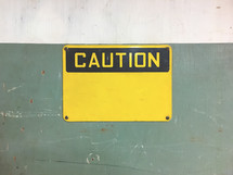 caution warning danger conflict sermon series sign