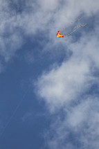 kite in a blue sky 