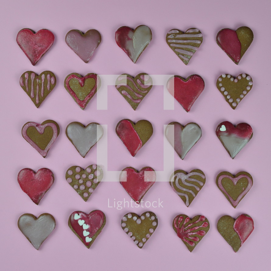 Valentines day cookies 