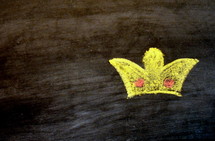 crown in chalk 